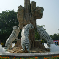 outdoor garden decoration stone carvings marble tiger sculpture